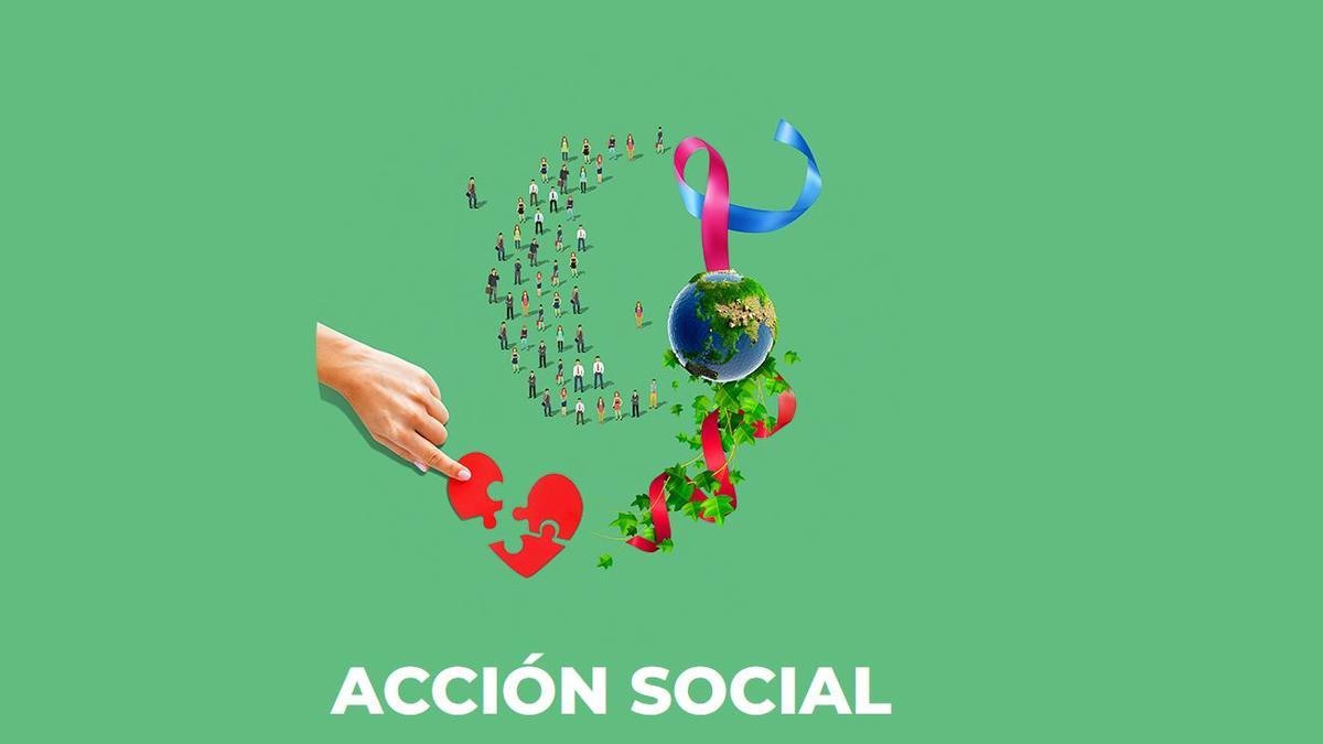 Logo de la categoría de Acción Social de la novena edición de los Premios Talento Joven.