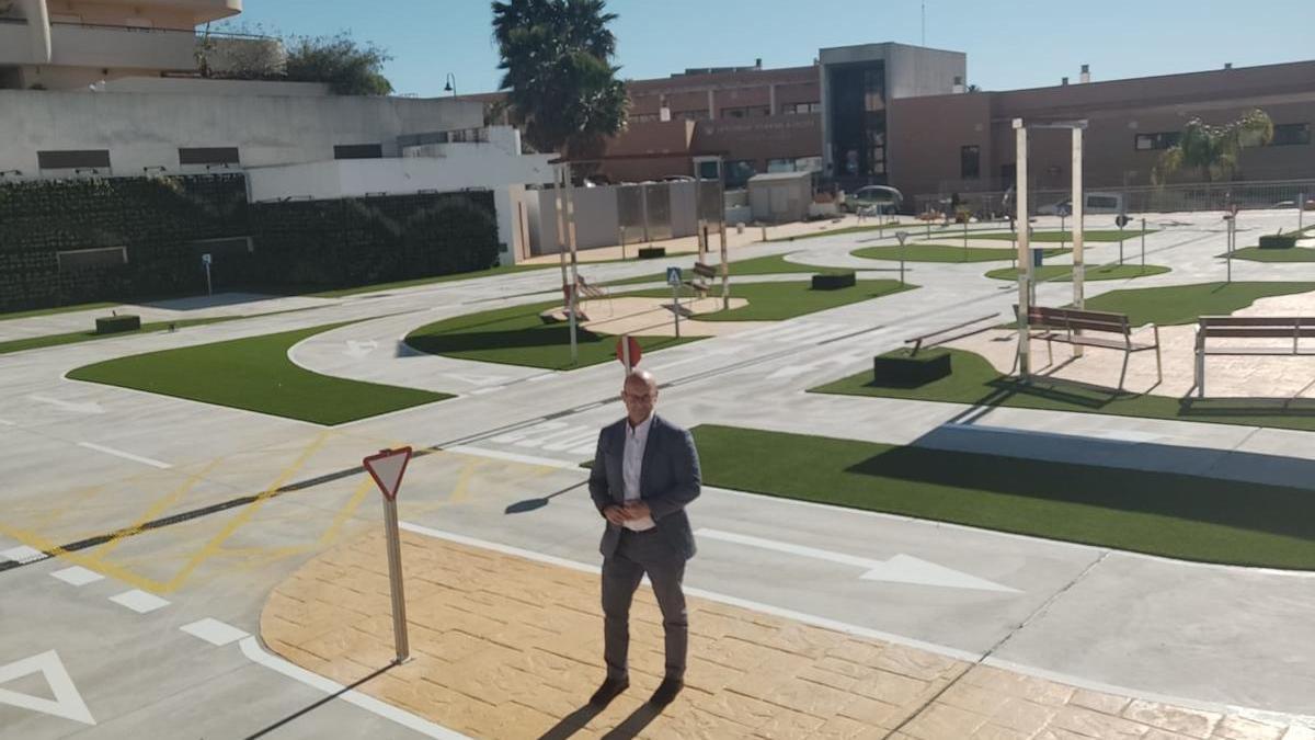 El Ayuntamiento de Mijas ultima el parque de educación vial.