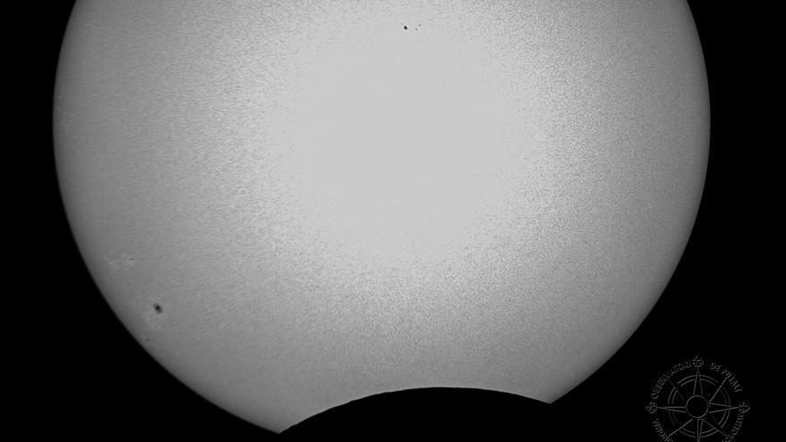 Així s&#039;ha viscut l&#039;eclipsi parcial de Sol a l&#039;Observatori de Pujalt