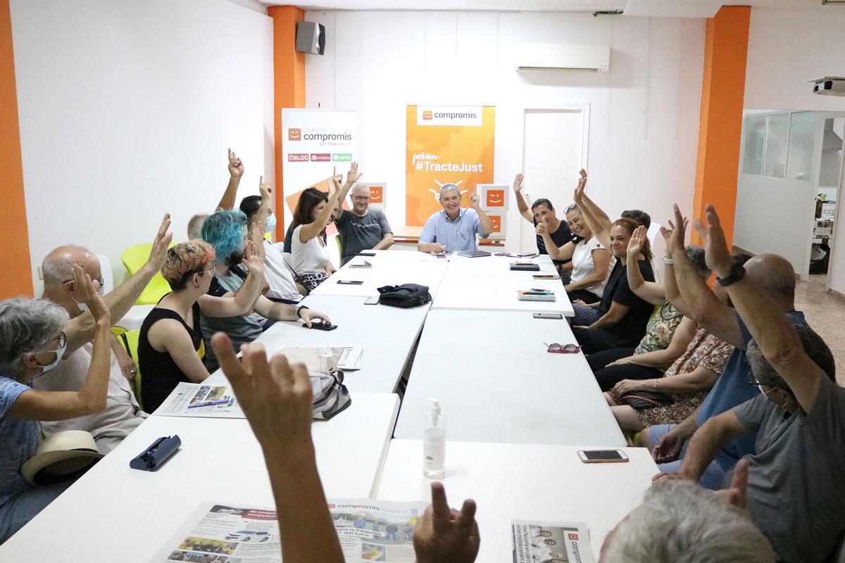 Votación a la candidatura de Pep Val