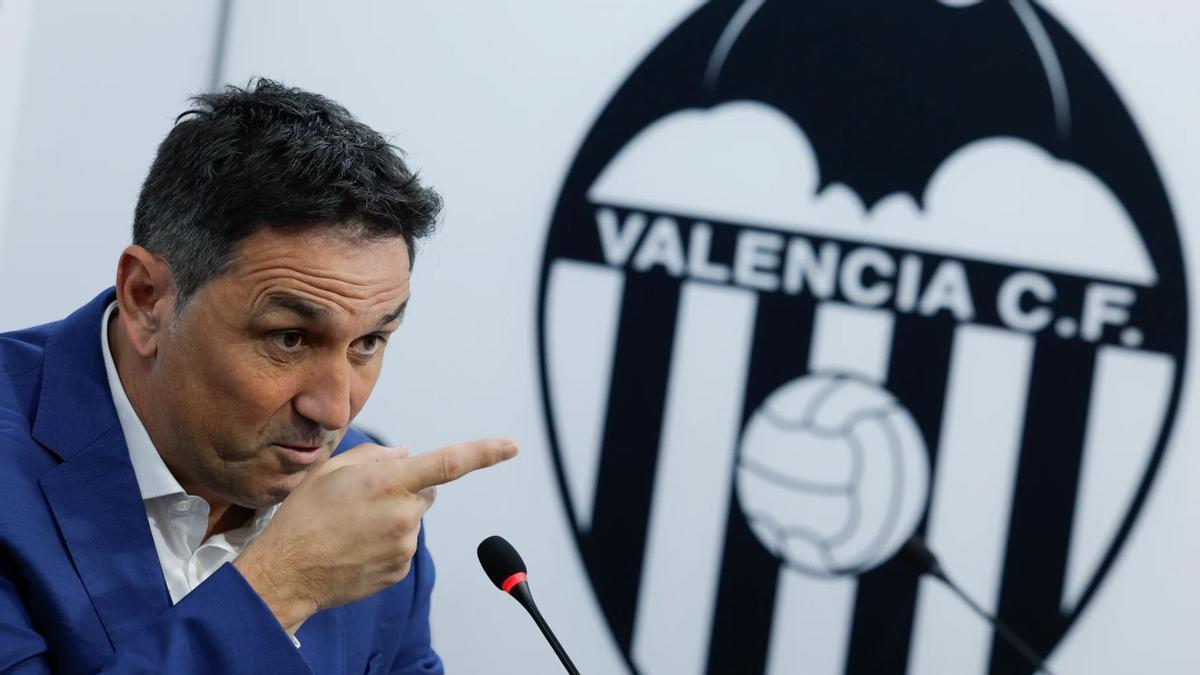 Así es la secretaría técnica que prepara Braulio Vázquez para el Valencia CF