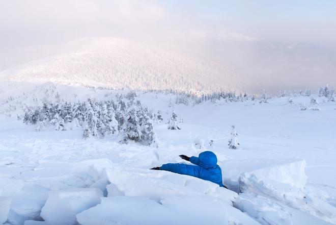 Refugio en la nieve