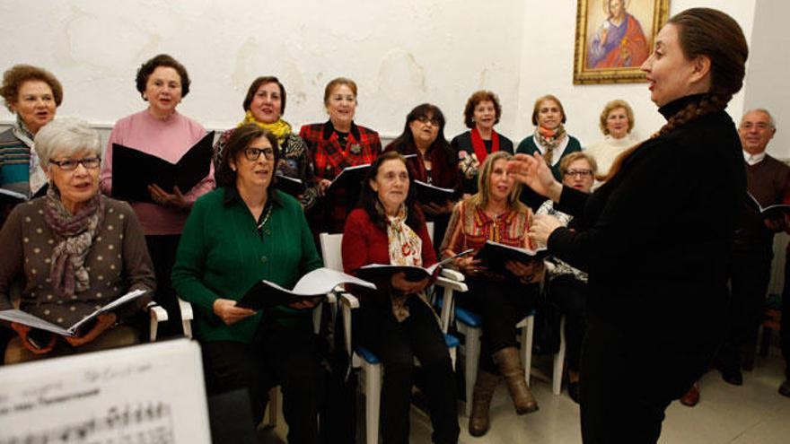 Imagen de archivo de una ensayo del Coro de Santa Creu