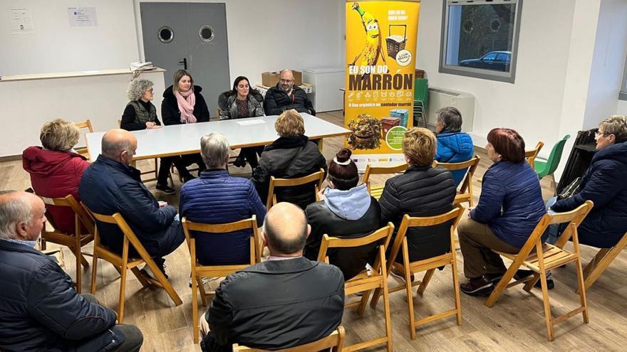 Charla, el viernes pasado, en Muimenta.