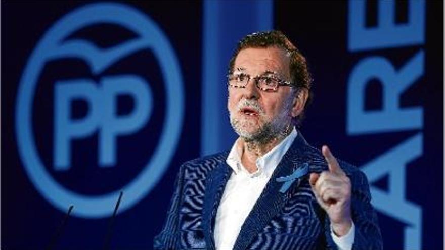 Mariano Rajoy ahir en un acte a Sevilla.