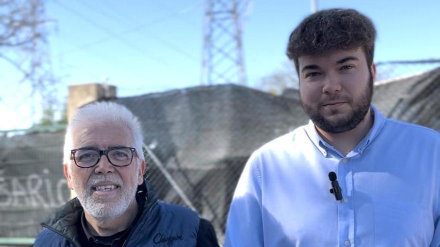 Josep Esplà, concejal de Urbanismo, junto a Álvaro Gonzalvo, vicealcalde de Moncada.