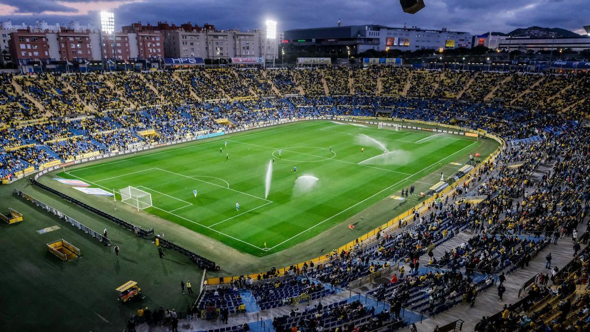 Estadio de Gran Canaria, escenario de la final de la Copa de la Reina el sábado.
