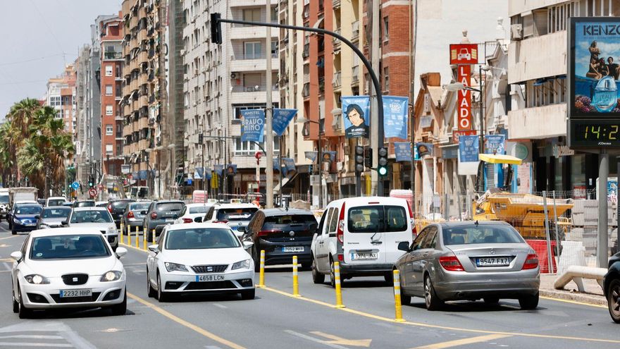 Las obras de reforma de Pérez Galdós congestionan todo el suroeste de la ciudad