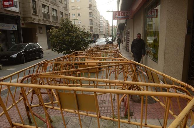 Vilagarcía, con tanta valla parece Melilla