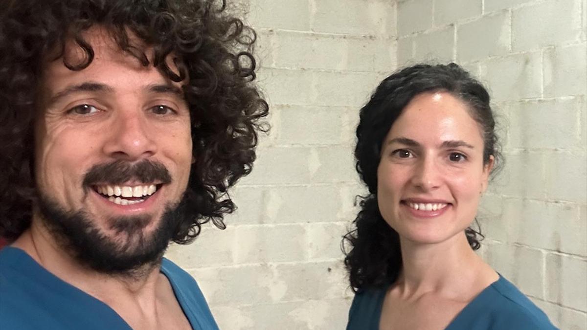 Alberto Parras, fundador de VivoXpand y VivoArchitect, con Florinda Meléndez, que forma parte de su equipo.