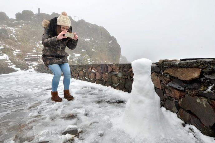 NIEVE CUMBRE GRAN CANARIA