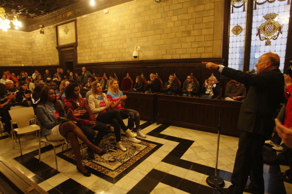 Recepció de l''Uni a l''Ajuntament