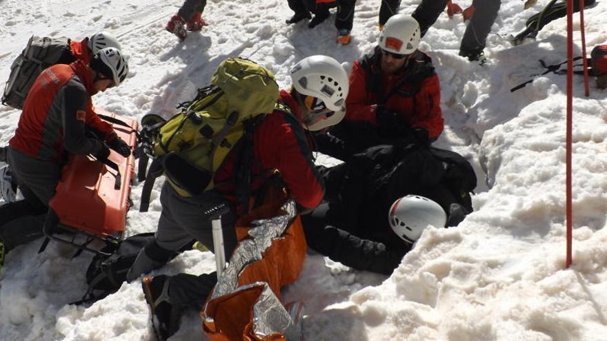 Imatge d'arxiu d'un rescat dels Bombers