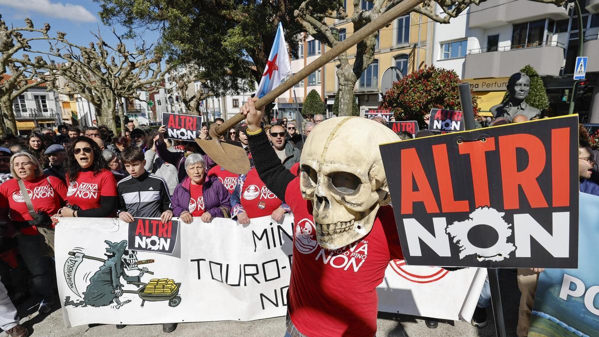 Protestas contra la macrocelulosa de Altri este domingo en Arzúa