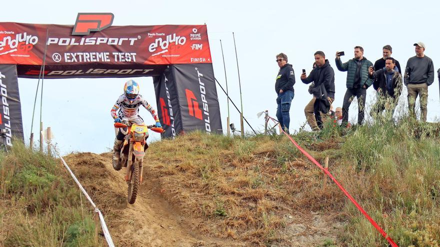 Josep Garcia, a l'inici de l'Extreme Test d'Oliana