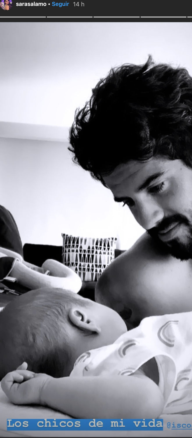 Isco Alarcón con 'baby' Theo