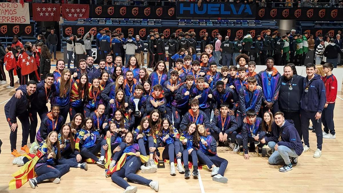 Campeones y subcampeones de España en categoría Infantil.