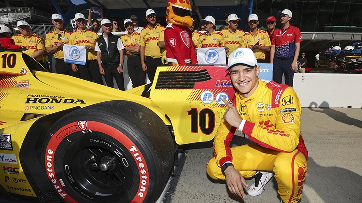 Alex Palou, pole en la Fórmula Indy