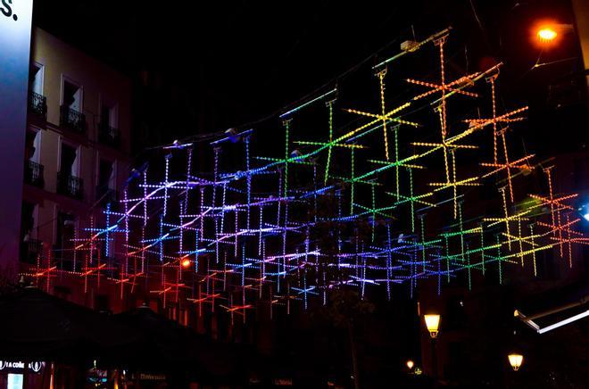 Luces de Navidad, diseño de Moisés Nieto