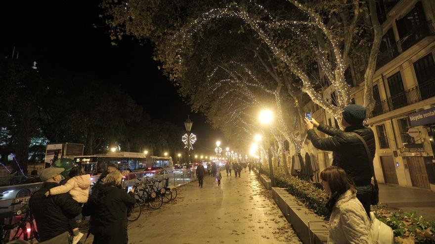 Consulta las calles cortadas en Palma por el encendido de luces de Navidad