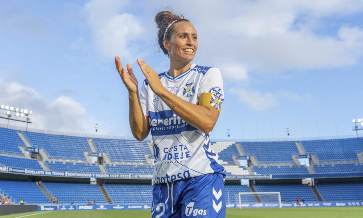 Patri Gavira, capitana del Costa Adeje Tenerife.