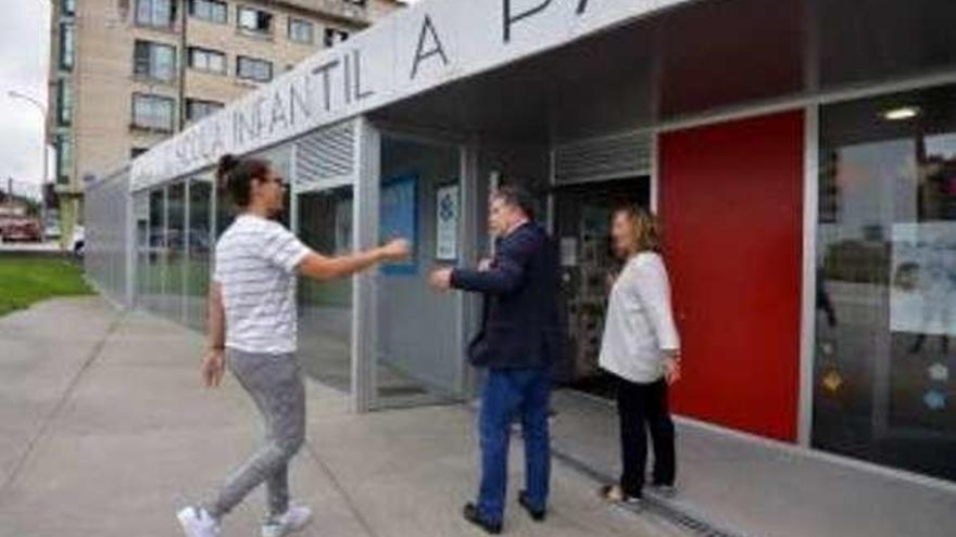 Caballero en la escuela de A Parda, en una imagen de archivo. // FdV