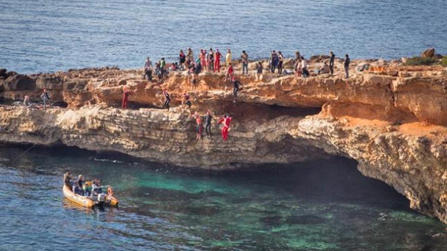 Sa Punta, trampolín natural para los ´Papás Noel´