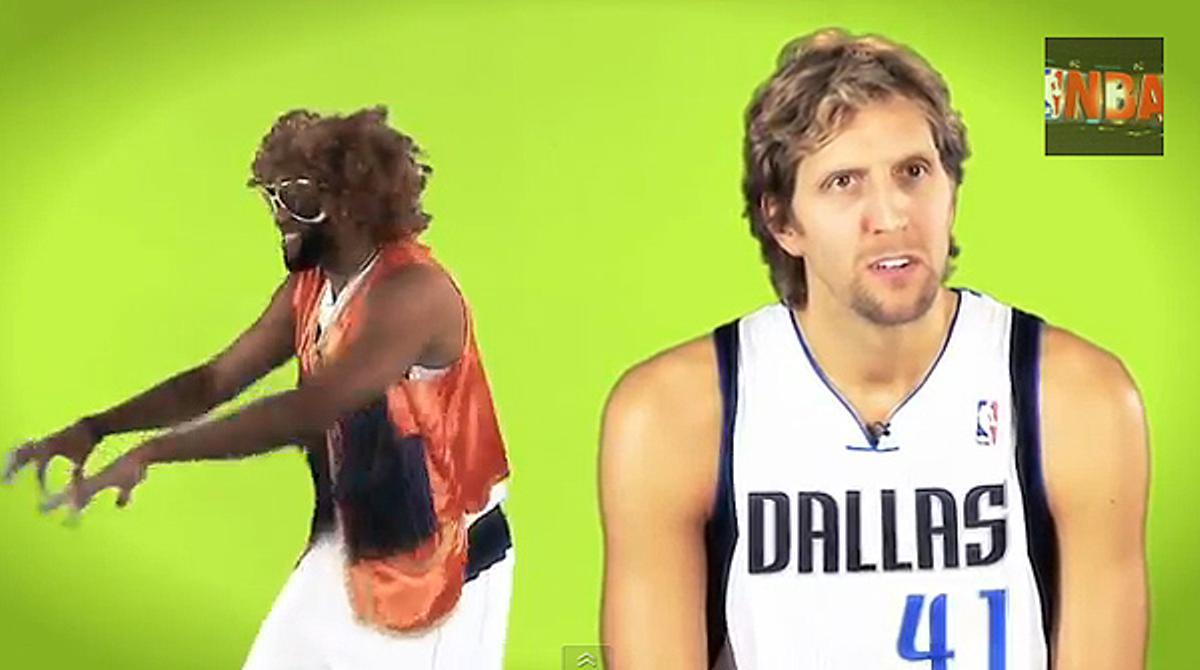 Dirk Nowitzki, en el vídeo