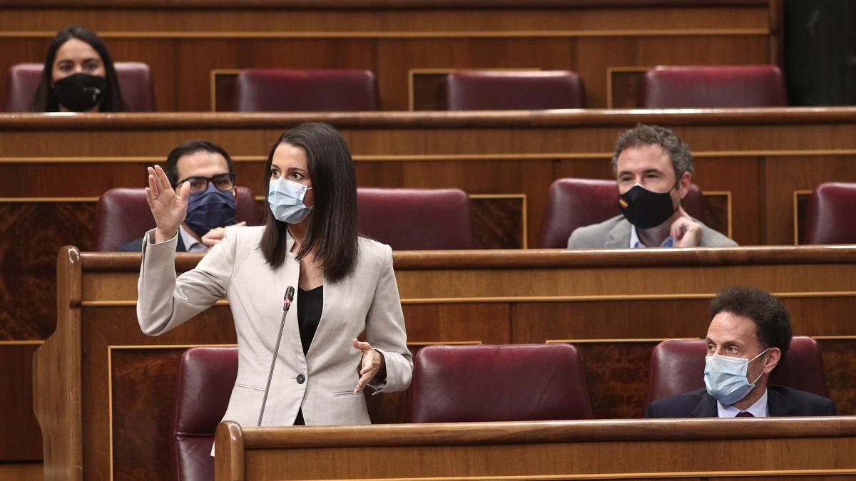 La presidenta de Ciudadanos, Inés Arrimadas.