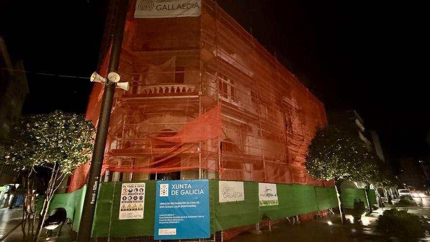 La casa de Don Álvaro sigue con su proceso de rehabilitación. | Bernabé/Ángel Abeledo