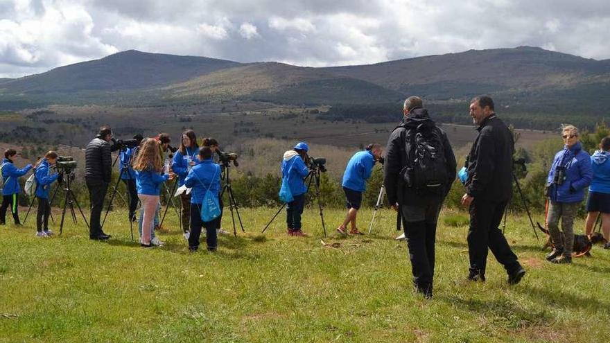 Actividades de observación de fauna organizadas en la reserva de caza de La Culebra.