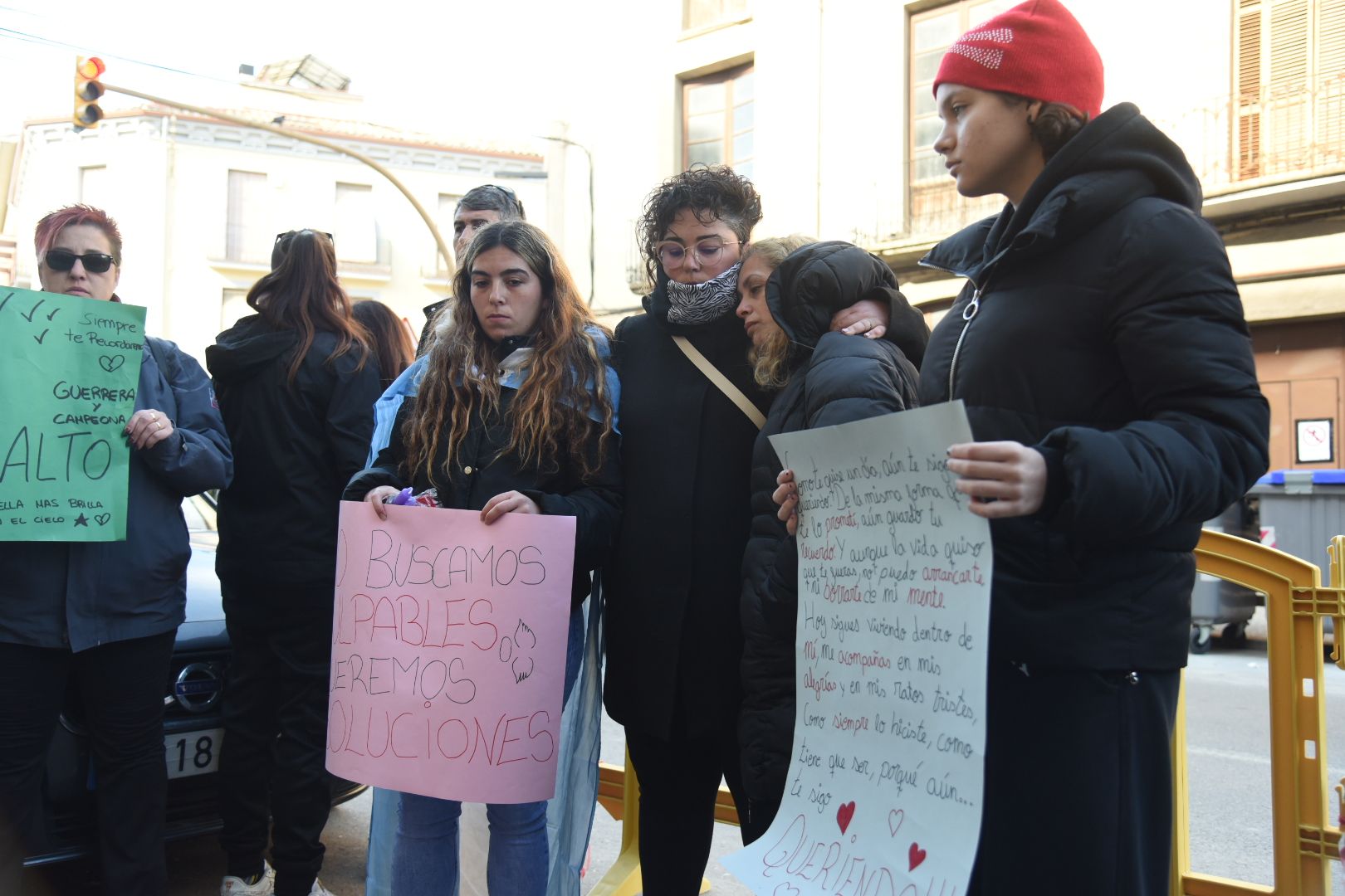 Manifestació a Sallent en contra de l'assetjament escolar