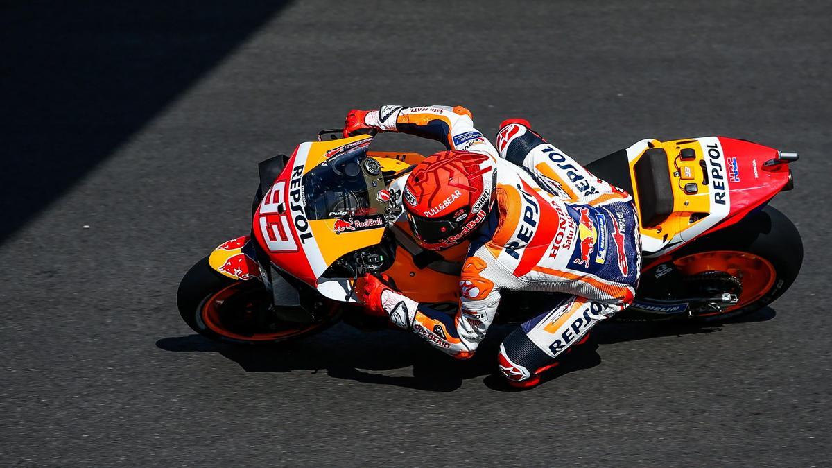 Marc Márquez, en el circuito de Portimao.