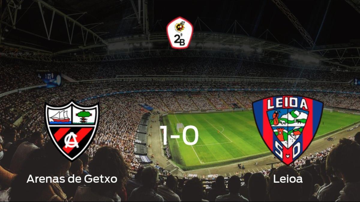 El Arenas de Getxo aprovecha la segunda parte para ganar al Leioa (1-0)