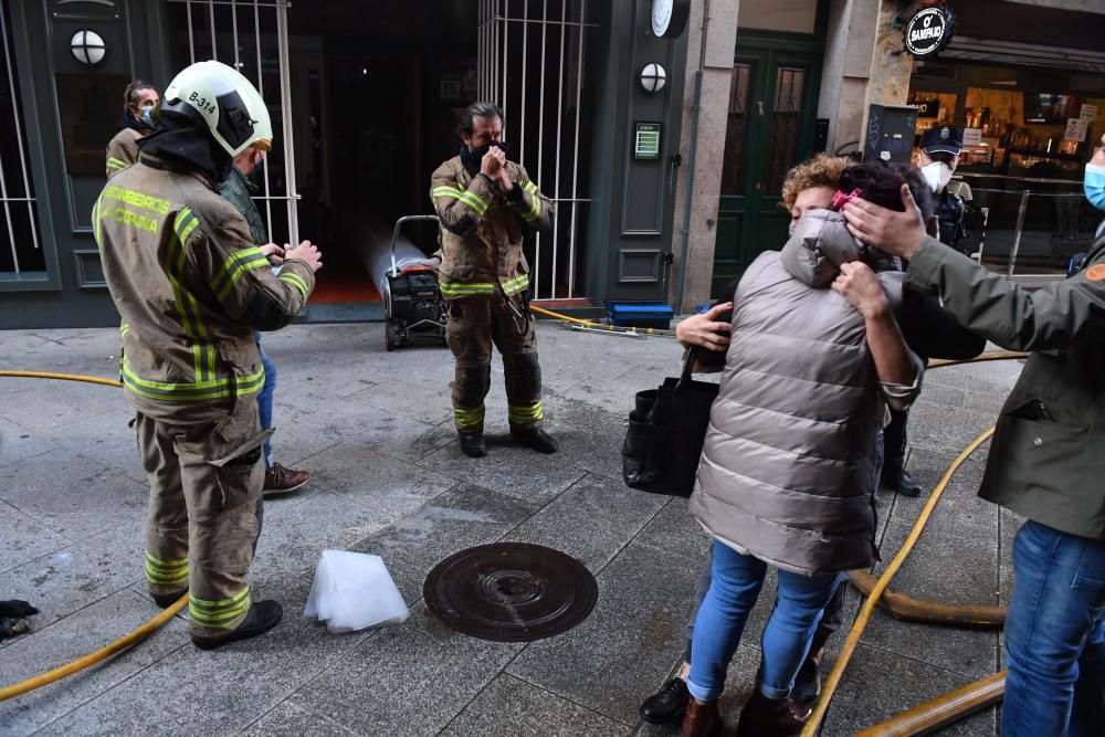 Incendio en la calle de la Estrella