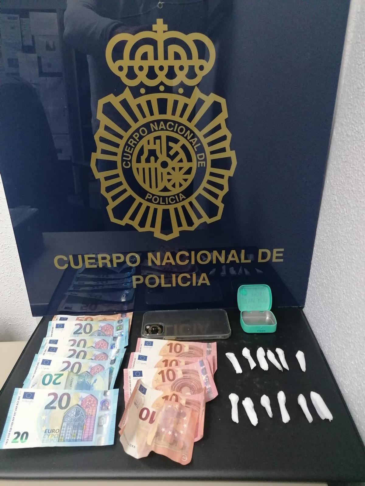 Sustancias intervenidas por la Policía Nacional