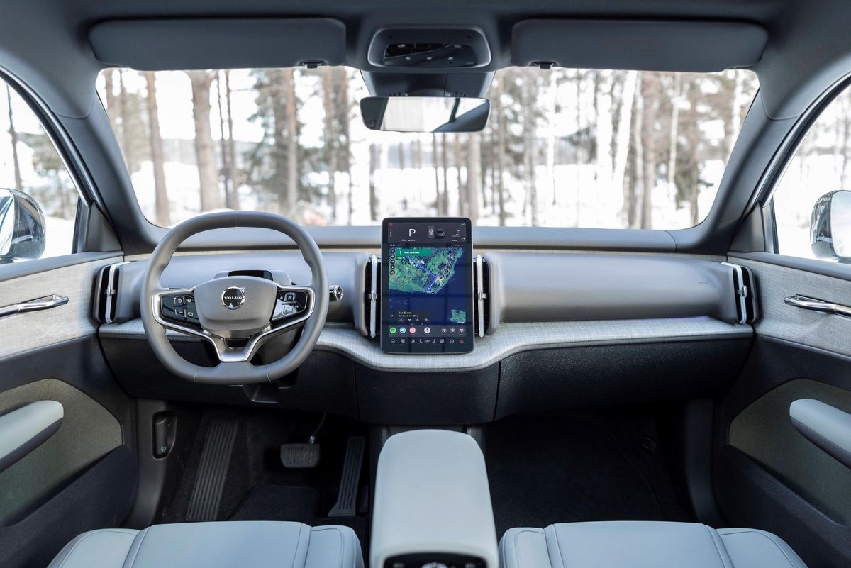 Interior del Volvo EX30 Cross Country