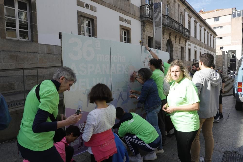 Las imágenes de la marcha de Aspanaex