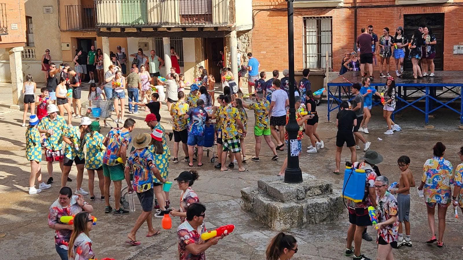 Imagen de las fiestas del Ofrecimiento en Tiedra.