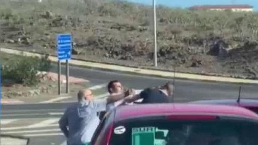 Pelea entre conductores en Tenerife