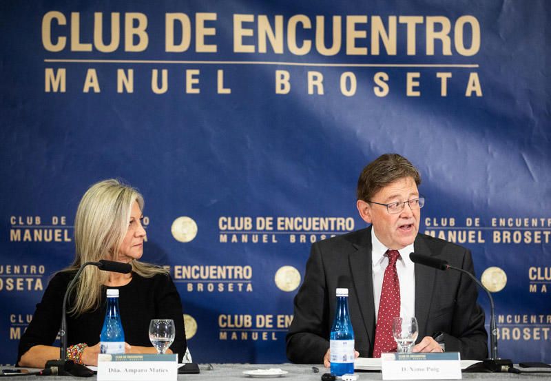 Conferencia de Ximo Puig en el Club de Encuentro Manuel Broseta