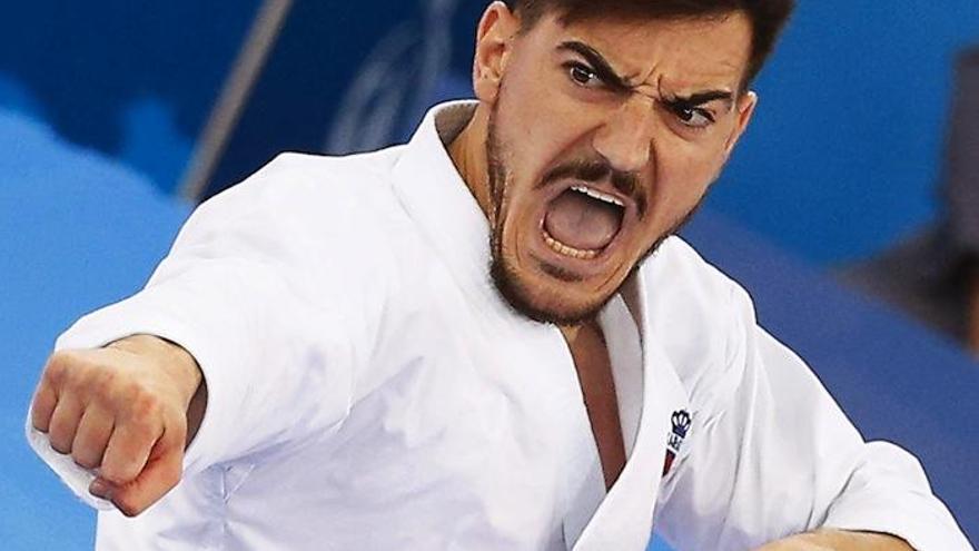 Damián Quintero, karateca malagueño.