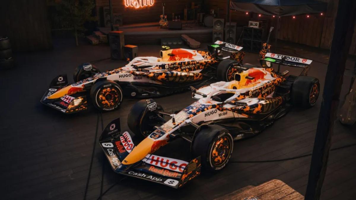 Los Racing Bulls de Hadjar y Lawson lucen un llamativo aspecto en Austin