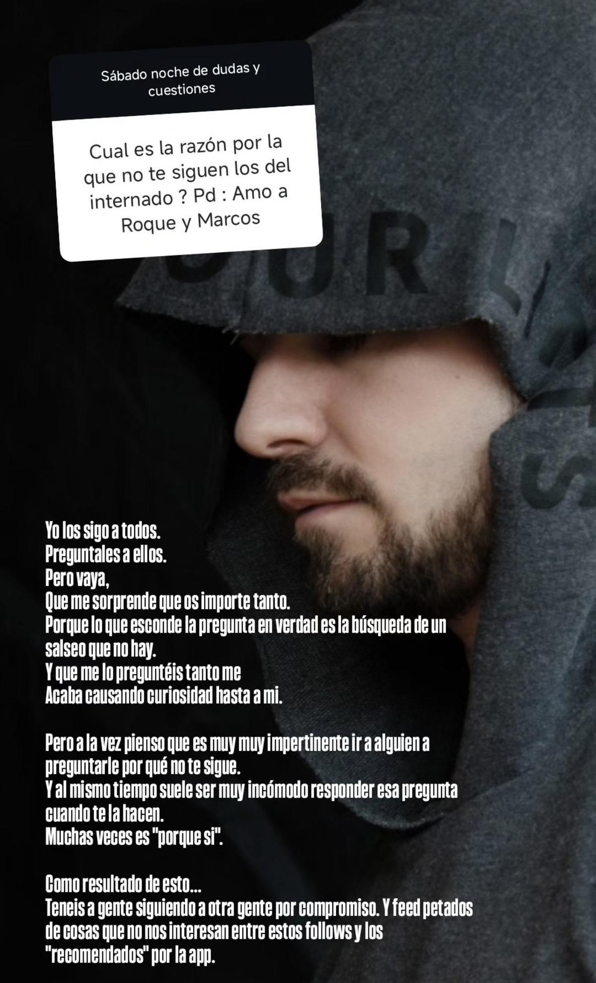 Daniel Retuerta sigue a todos sus compañeros de 'El Internado'