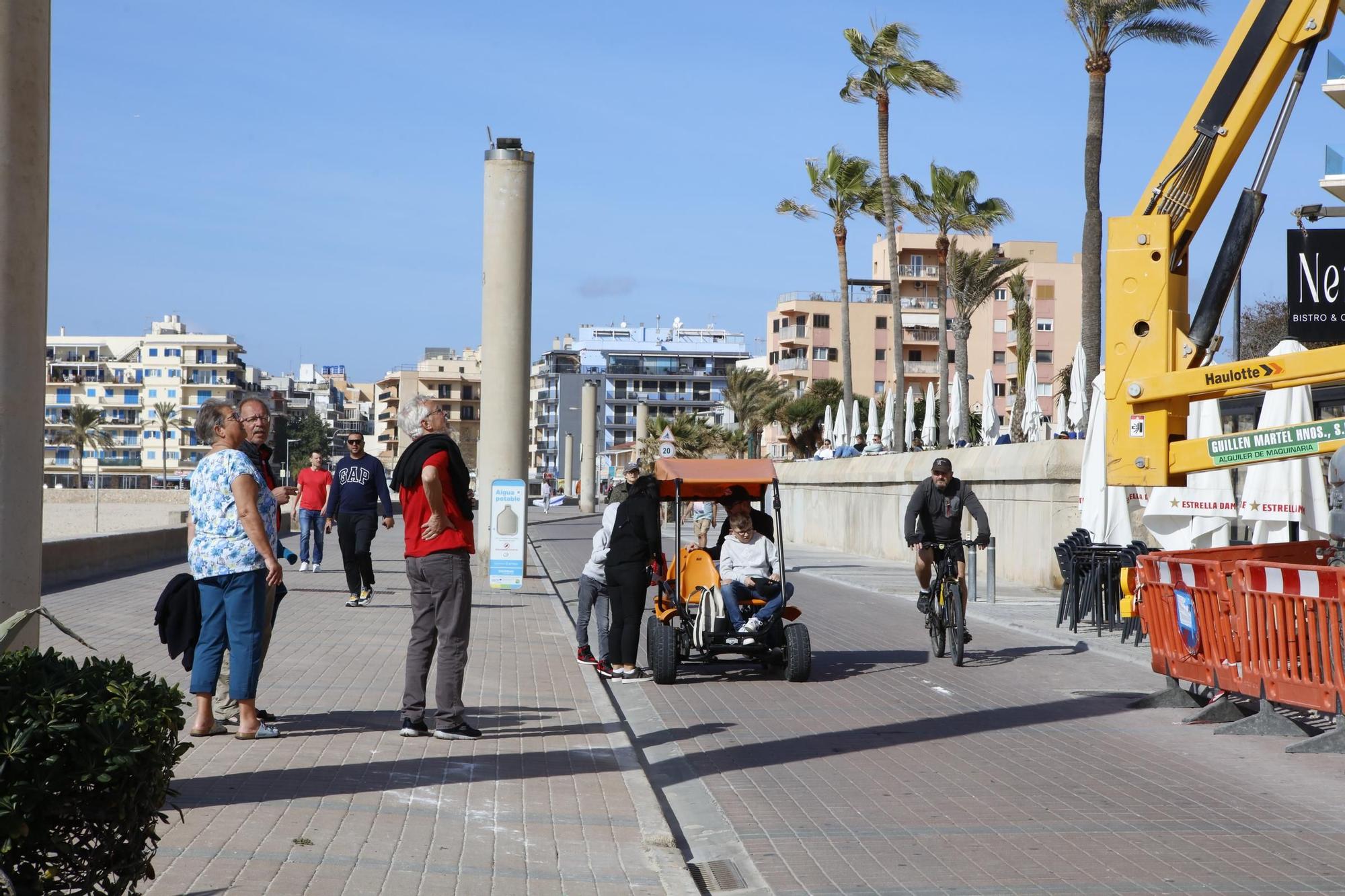 Mallorca erwacht aus dem Winterschlaf: So sieht es derzeit an der Playa de Palma aus