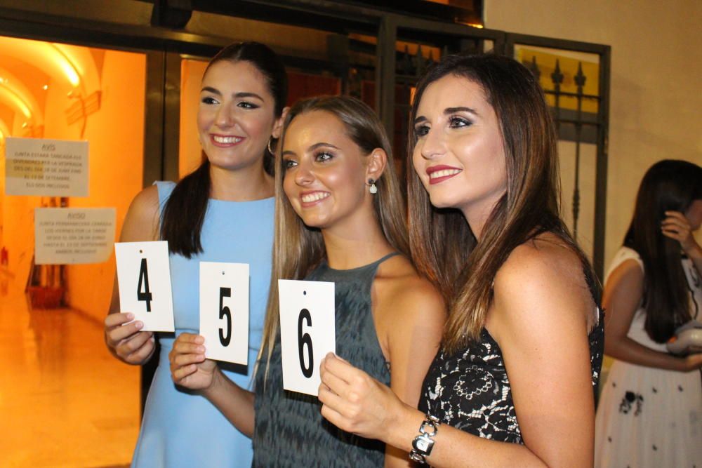 Los "numeros de la suerte" de las candidatas a fallera mayor de València