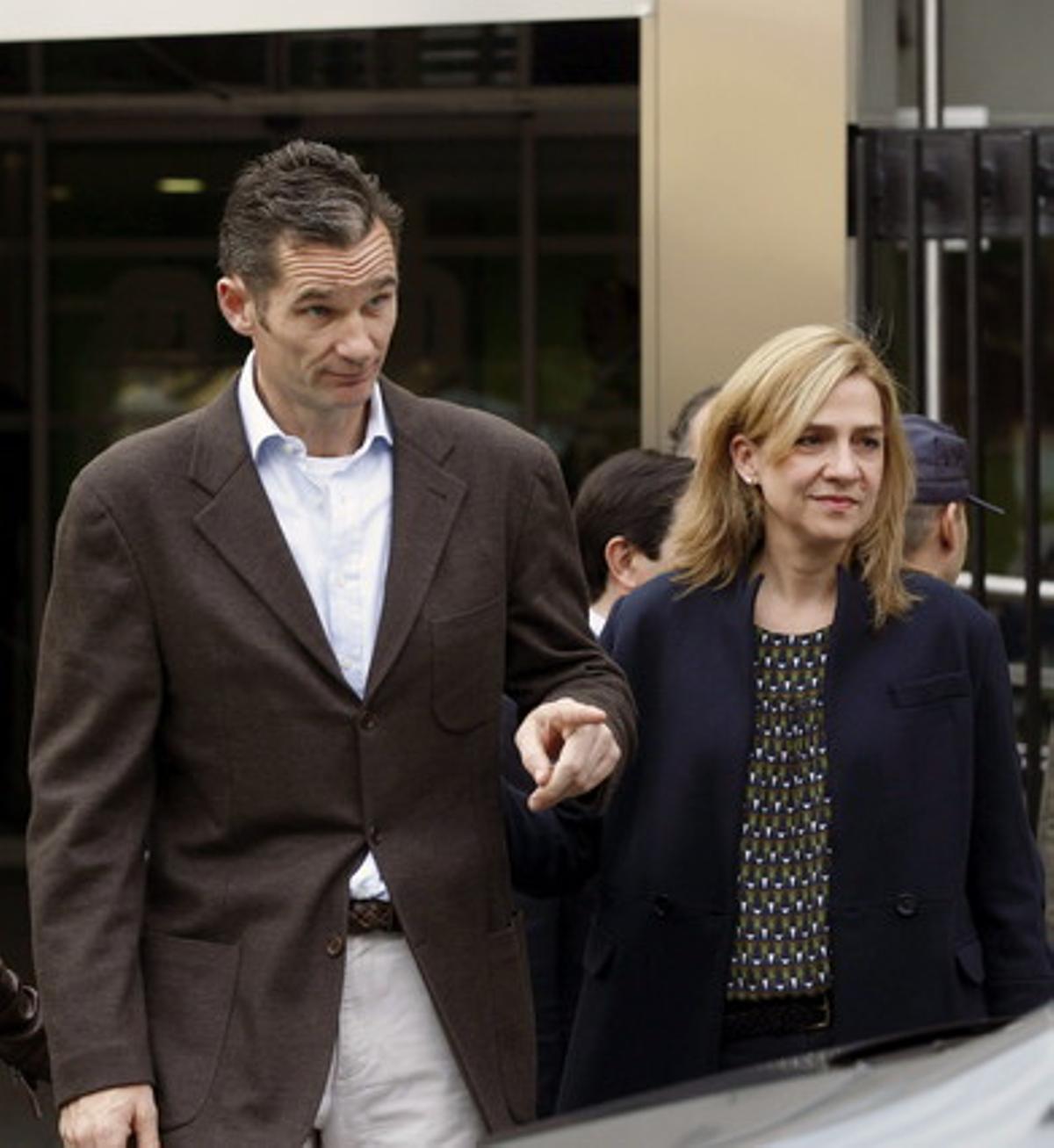 La infanta Cristina i el seu marit, Iñaki Urdangarin, el 25 de novembre passat, a Madrid.