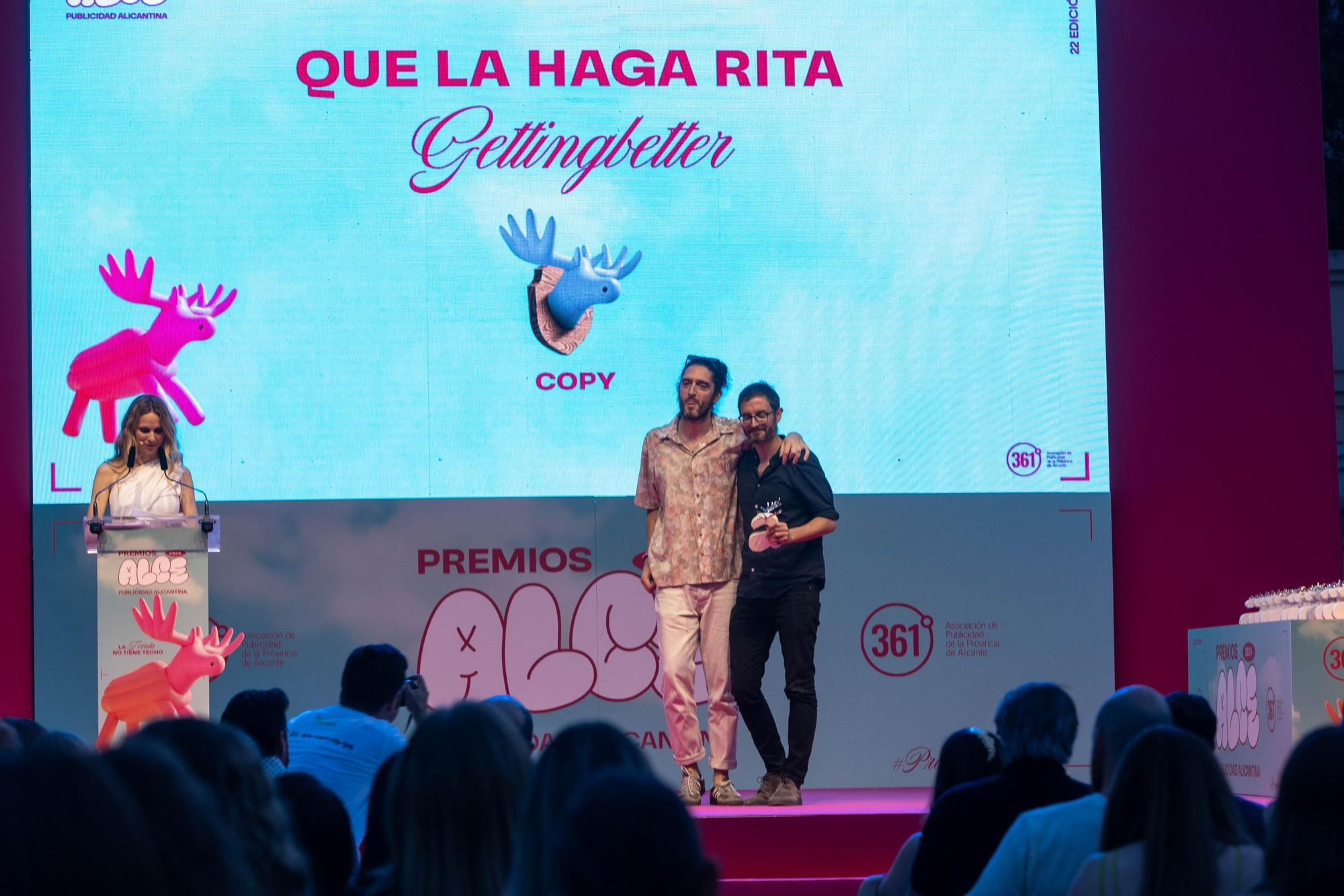 Gala de los premios Alce de publicidad en Benidorm