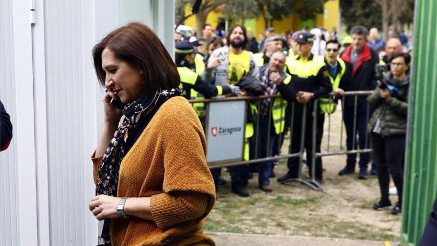 Sara Fernández, sobre su encontronazo con los jardineros: &quot;Fue un incidente. Ya está. No vamos a cambiar nuestra postura&quot;