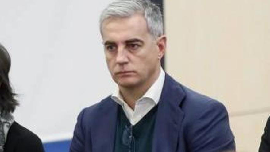 Ricardo Costa durant la seva confessió, ahir, en el judici